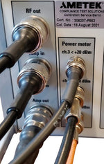 Connectors on the NSG 4070 test system