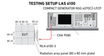 Test Setup using the NSG 4070C2-LFCP and LAS 6100