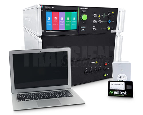 EM Test NX7 Telecom - Front Side Laptop Software