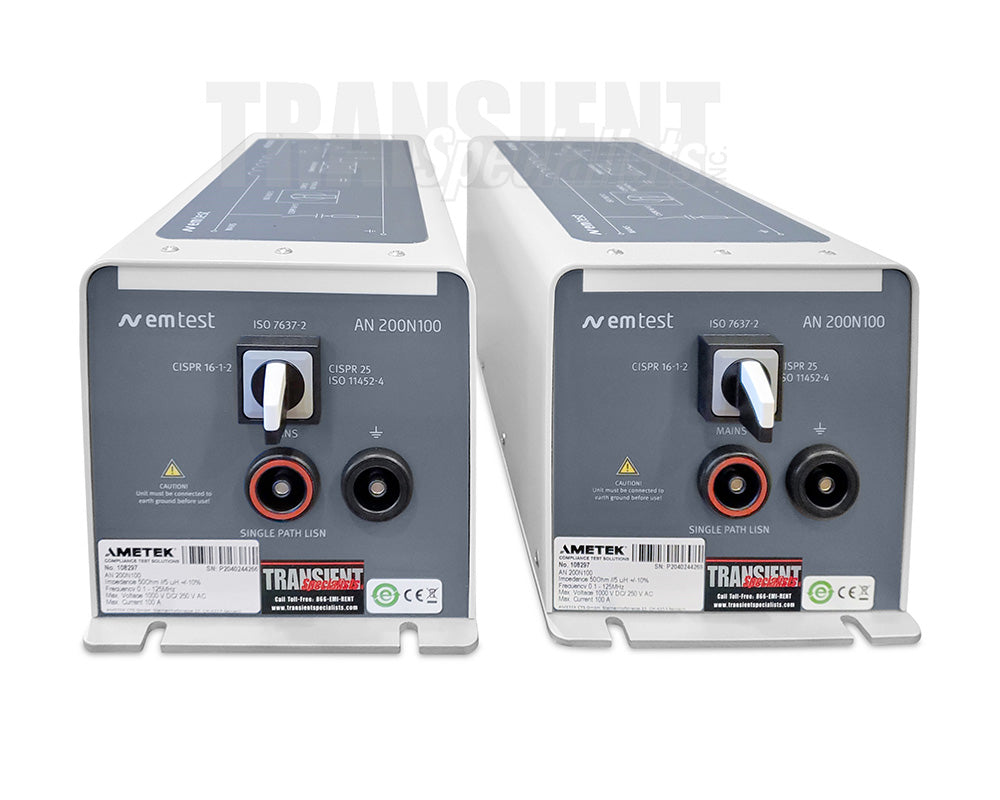 Em Test R100 EM Test AN 200N100 - Rent 100 Amp 5uH DC LISN
