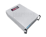 Milmega AS0860-50 Side above angle of the amplifier with screen on