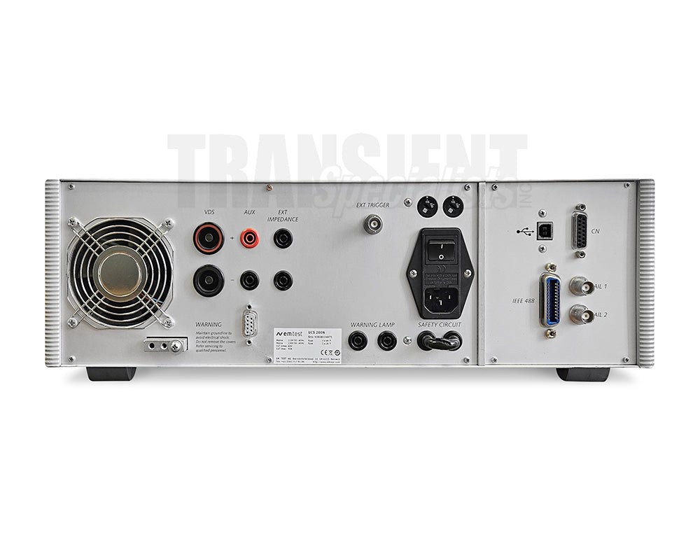 EM Test UCS 200N50 - Rent Microburst Generator 50 Amp CDN